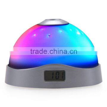 Magic LED Color-Change Projector,Night Light Projection Alarm Clock