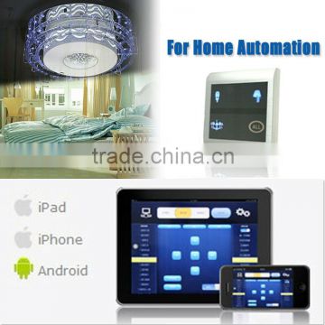 Most Stable Wireless ZigBee Smart Home Automation System for Luxurious Apartment Villa via tablet