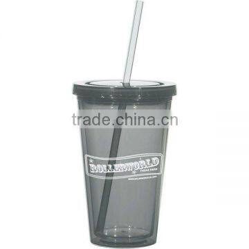 Plastic Double Wall Cup - 22OZ Double Wall Tumbler 16oz photo-5