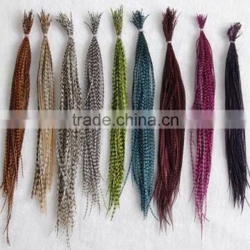 New arrival Hair Feathers Rooster Saddle Feathers Whitting Rooster Feathers