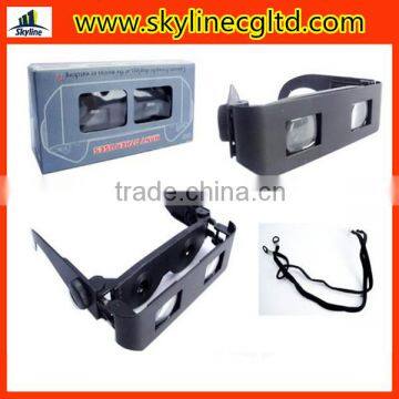 Black square shape 4X glass binoculars Polarized light telescope with cheap price/shenzhen factory/best seller