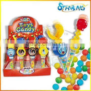 Robot boxing hand toy with candy