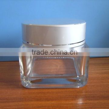 120g square glass jar for cream