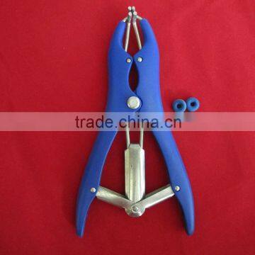 Elastrator Pliers Rubber Ring Applicator Top Quality/VETERINARY INSTRUMENTS