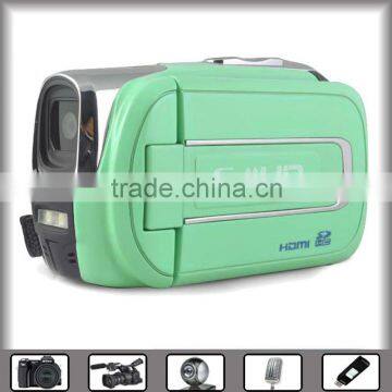 new portable digital video camera hot sale with 3.0" TFT LCD can revolve angle of 270 degrees, USB2.0, flash light