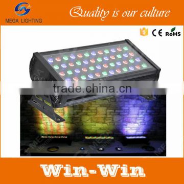 Outdoor 48PCS 3W IP65 dmx 144 watts rgb led wall washer