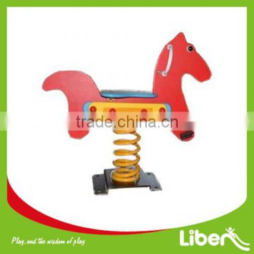 outdoor playground spring rider for kids/outdoor playground rocking spring rider horse