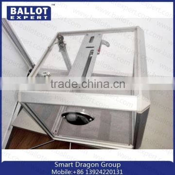 High Quality Acrylic Donation Lock Boxes/ Acrylic Vote Box Whith Lock