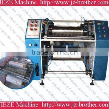 500mm semi-auto PE stretch film slitter rewinder machine