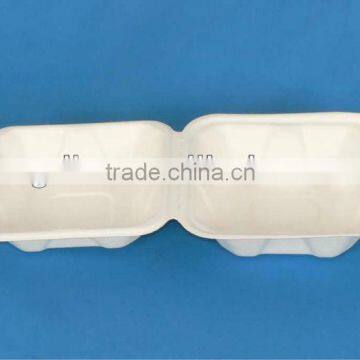 Biodegradable Tree-free Bagasse Pulp Food Box photo-2