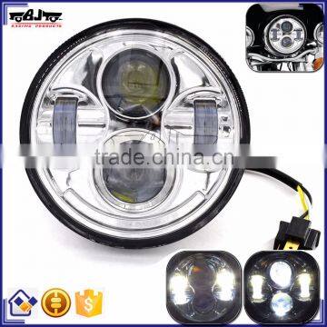 BJ-HL-014 For Harley 5.75 inch projector high/low HID LED Headlight Motorcycle