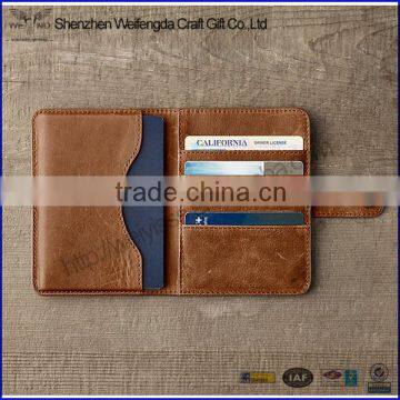 Italian Genuine leather passport holder travel wallet cover credit card holder                        
                                                Quality Choice