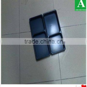 Custom Black ps Thick Compartments Hotel Tray photo-3