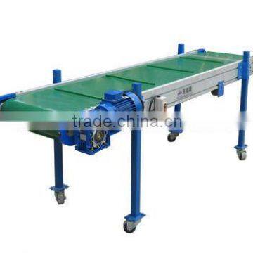 Mobile Adjustable Height Flat Belt Conveyor