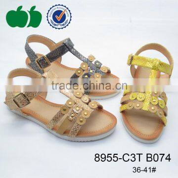 Beautiful summer fashionable flat comfortable sandals for lady