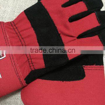 high quality juplier cow leather split working gloves
