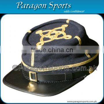 Military Civil War Kepi with Leather Visor