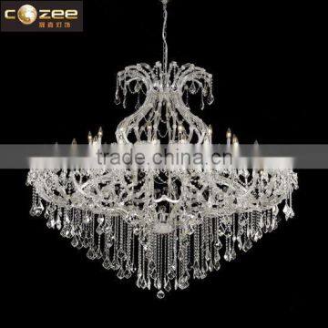 Antique Classic Candle Chandelier Maria Theresa Crystal Chandeliers LED Pendant Light Fixture for Wedding Decoration CZ6001/49