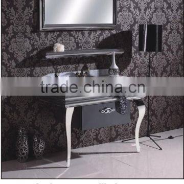 stainless steel vanity/stainless steel bathroom vanity/stainless steel frame bathroom vanities