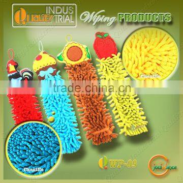 Ultrafine fiber chenille kitchen hand towel wholesale with free sample as on TV for sale