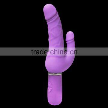Silicone Dildo Double Penis Masturbation for Women photo-2