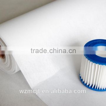 Chemical bonded non-woven filtration for oil,milk,water,air