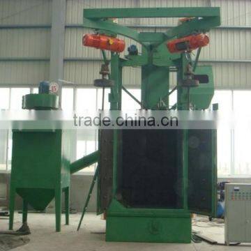 Q37 series CE certificated, Crane Hook Shot Blasting Machine for Parts Derusting