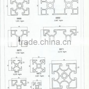 SIGMALAR GLASS SLIDING ALUMINUM PROFILE