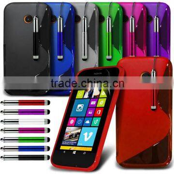 [hot] Good Quality S Line TPU Case for Nokia Lumia 630