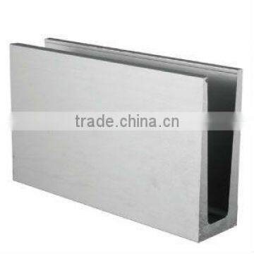 Aluminium glass channel Aluminum profile aluminum extrusion profile for glass railing