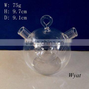 2015 new design pyrex glass hookah pot SLBb26