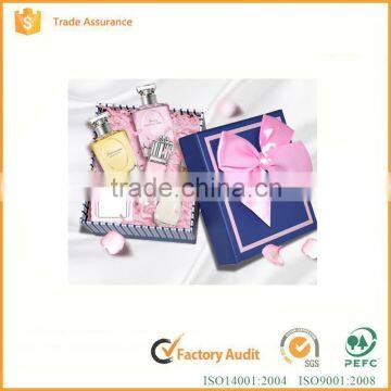 Various colors and types paper cosmetic gift set packaging box custom design                        
                                                                                Supplier's Choice