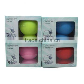 portable silicone speaker, waterproof bluetooth speaker mini bluetooth