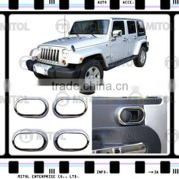 Chrome Interior Kit Handle Rim For Jeep WRANGLER, Auto Accessories