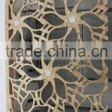 High-level Hollow Pattern Capiz Shell Panel Screen,decorative Material photo-2