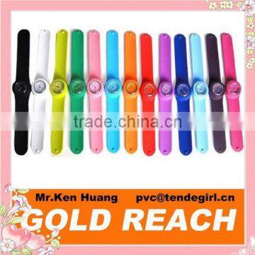 Interchangeable Silicone Slap On Watches