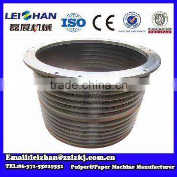 Low price stainless steel cylinder slotted sieve/ pressure screen basket