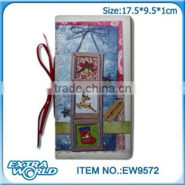 colorful cute ordinary notebook with Christmas design