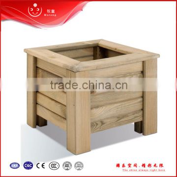 2015 new outdoor timber log round planter block