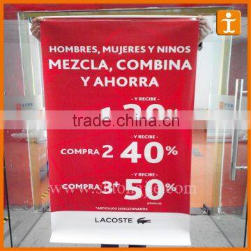 Promotion poster banner,top grade anti uv print,waterproof Hanging banner