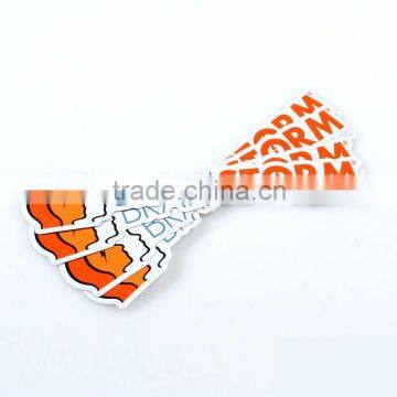 Excellent quality Custom waterproof die cut vinyl sticker Screen Printing Glossy Lamination custom t shirt labels ---DH20508