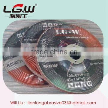 487 resin bonded abrasive 115*6*22 MPA grinding wheel for metal