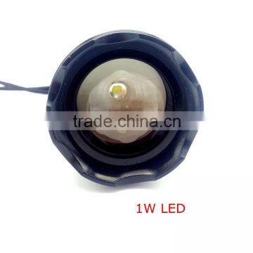 1W Powerful Led Mechanical Zoom In-out Flashlight Powered by 2D Batteries photo-3