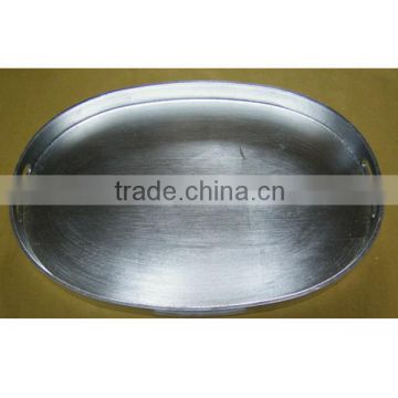 Decorative plastic christmas oval tray