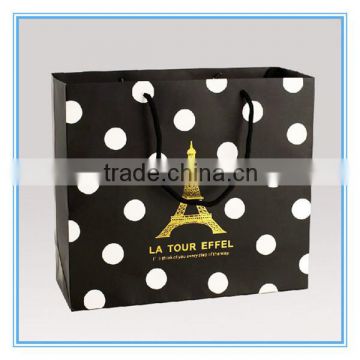 Popular custom printed paper bag, gift bag & packaging bag with handle