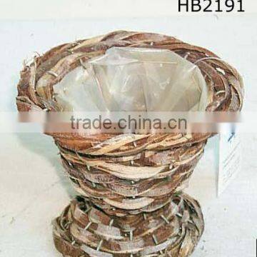 Rattan Planter Flower Cup