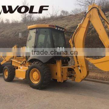 WOLF JX45 backhoe loader for sale,backhoe loader with hydraulic hammer