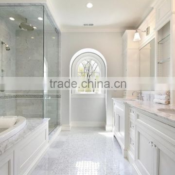 white marble with furniture bath vanity