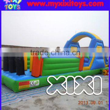 2016 Cheap inflatable obstacle course for kids