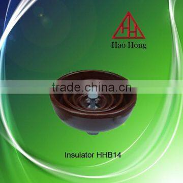 high voltage 33kv ANSI glazed pin type porcelain insulator